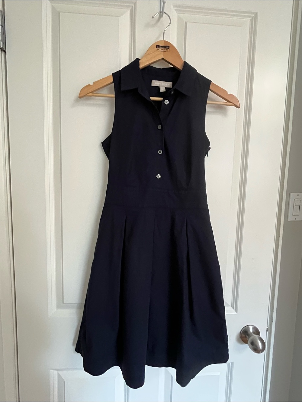 Banana Republic Navy Blue Fit & Flare Dress